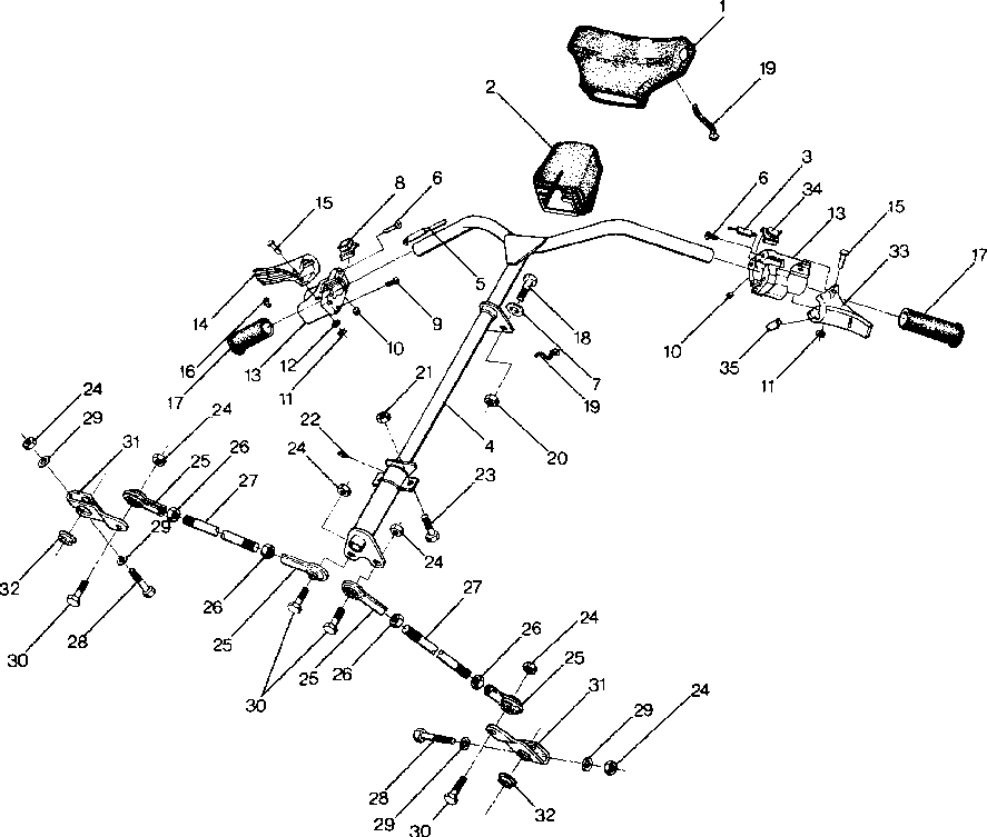 Steering star and sprint es