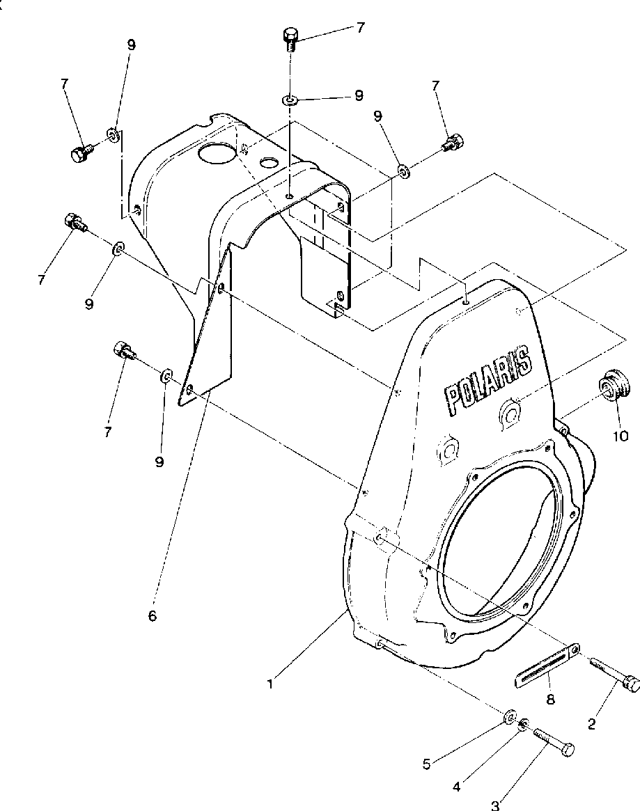 Blower housing star and startrak