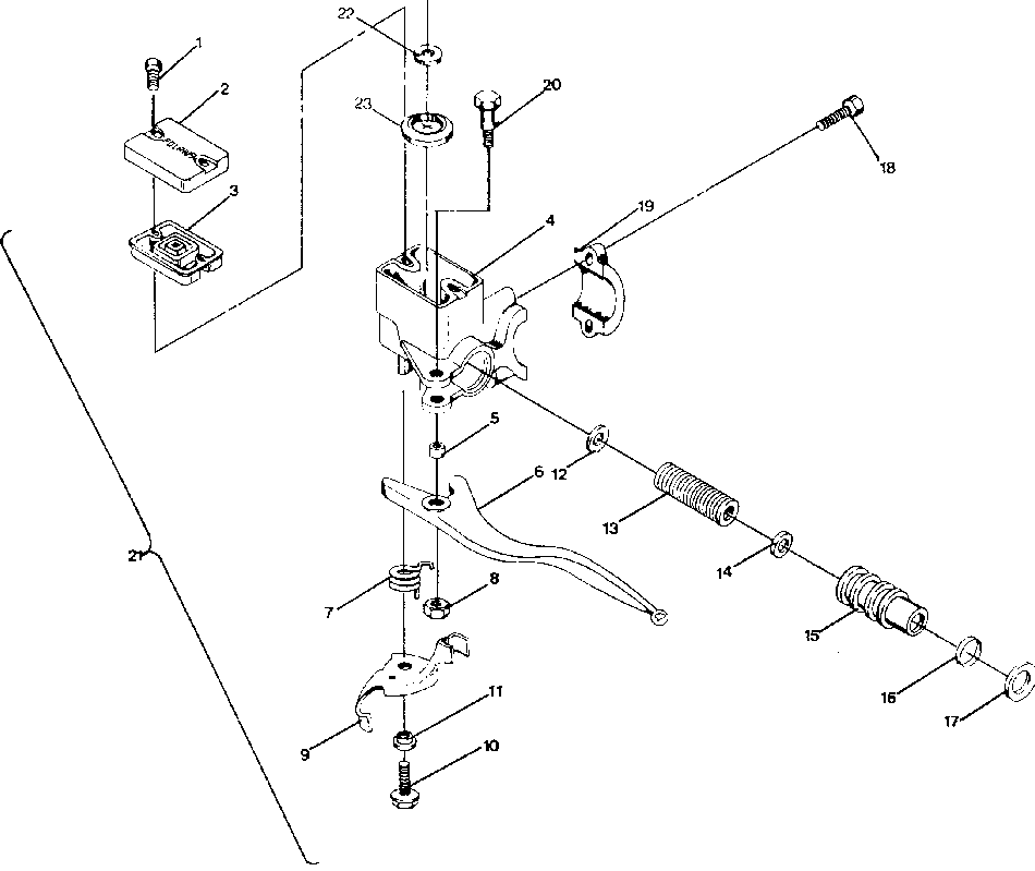 Master cylinder assembly trail