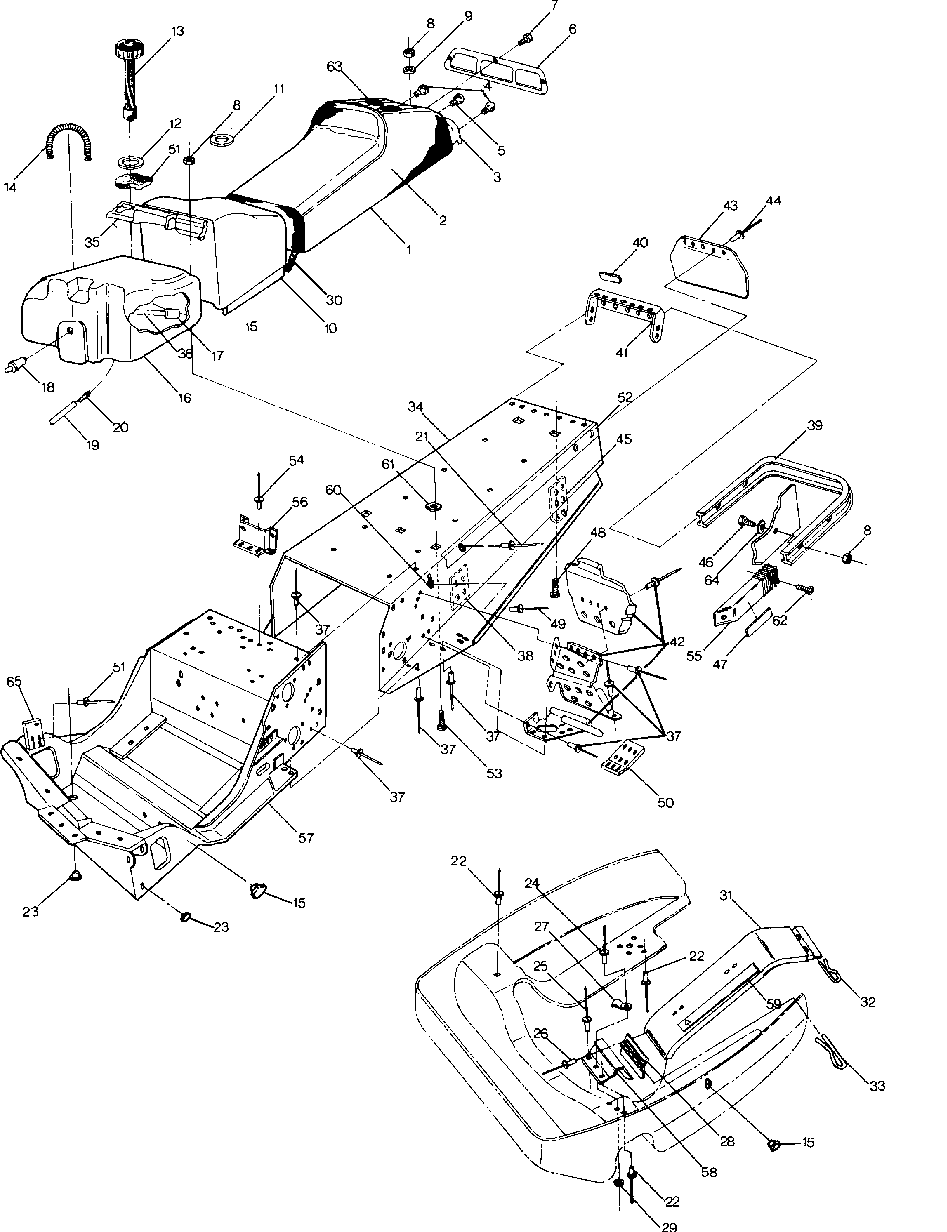 Chassis and seat sport