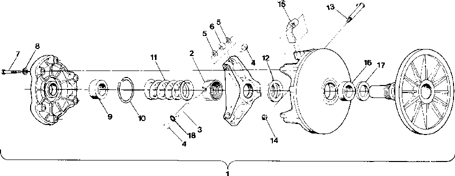 Drive clutch from serial no. 1841612