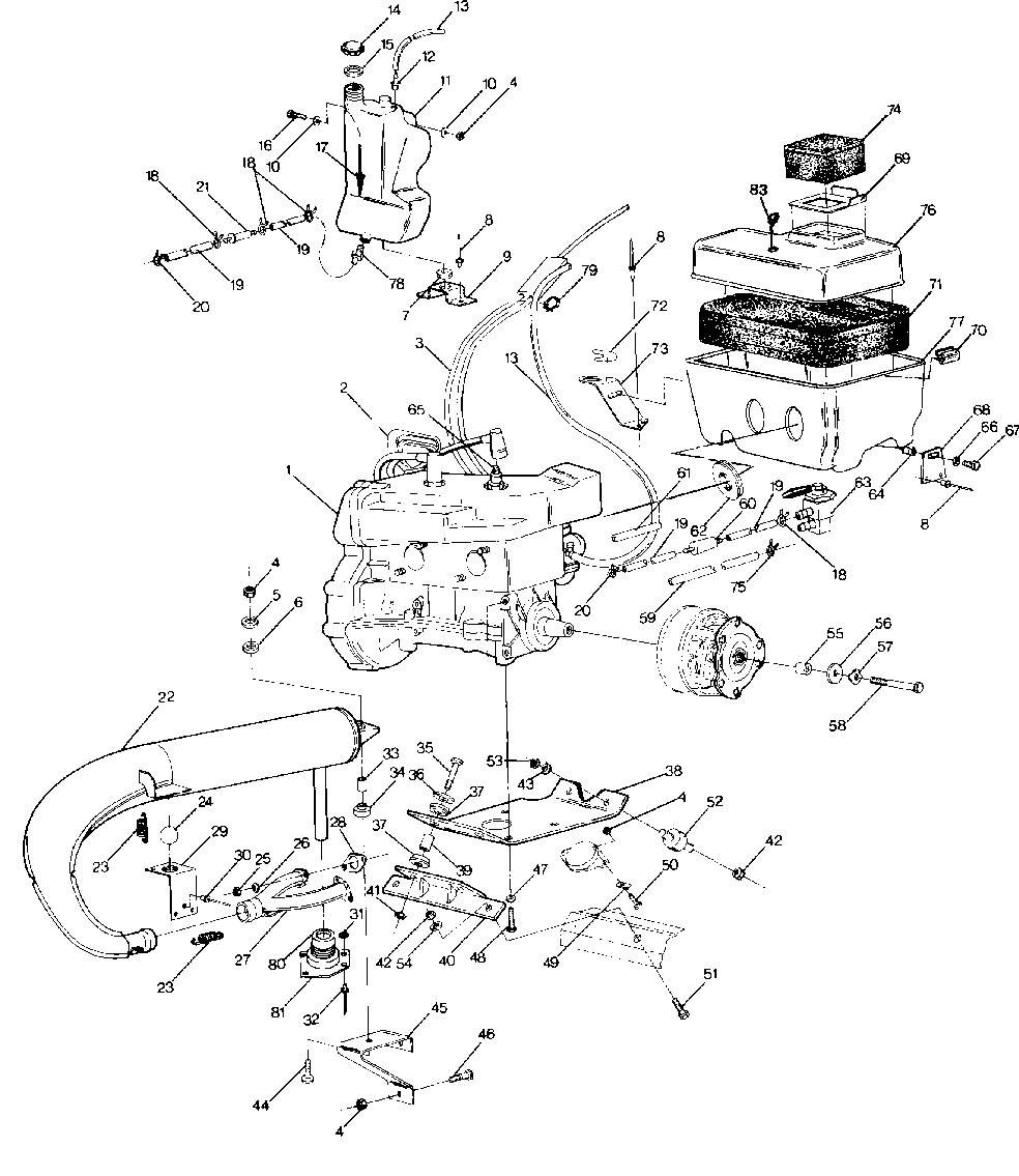 Engine mounting trail