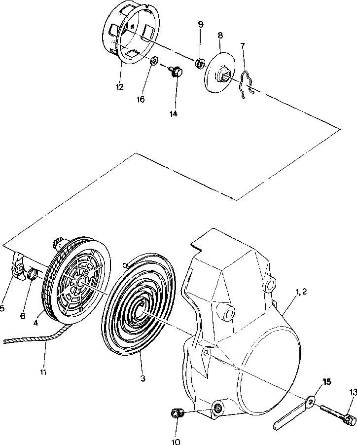 Recoil starter 400 xc