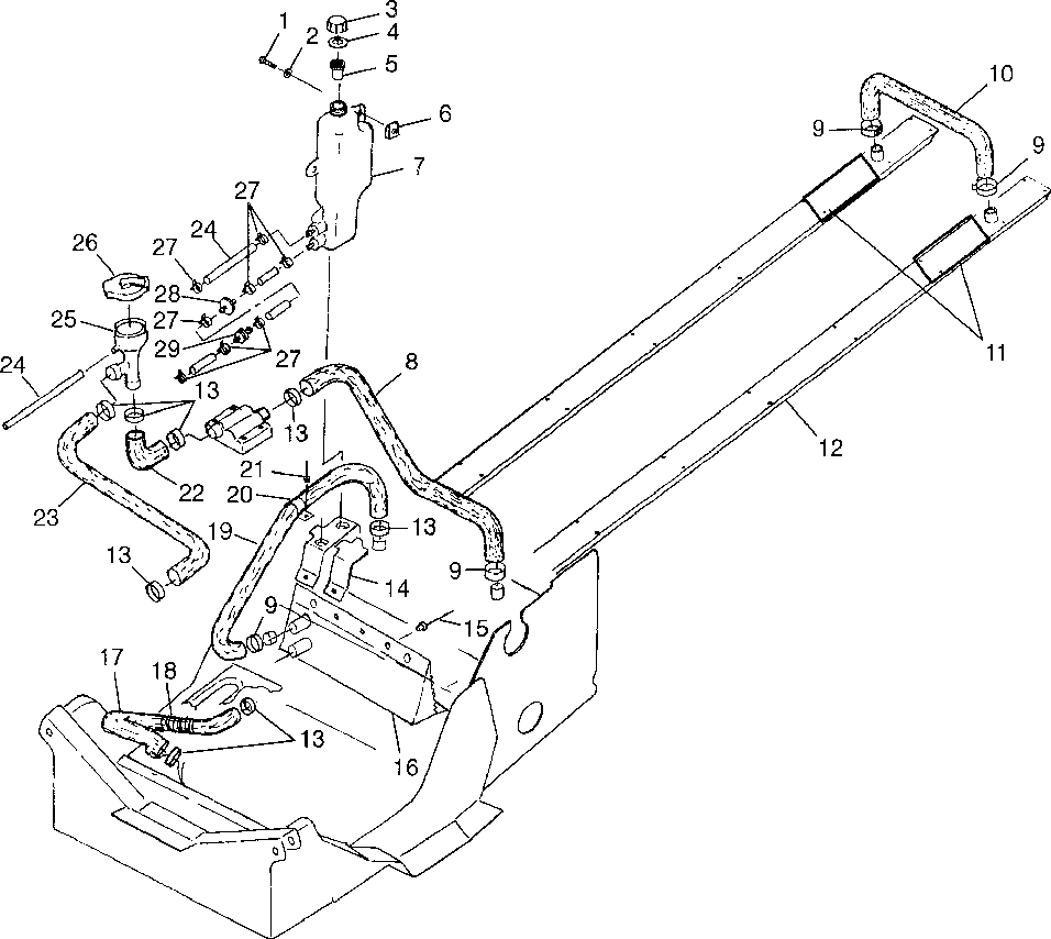 Cooling system 700 xc 0981766 and european 700 xc e981766