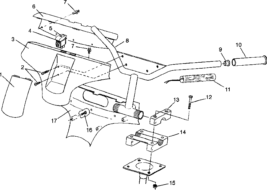 Steering - handlebar - 0982760