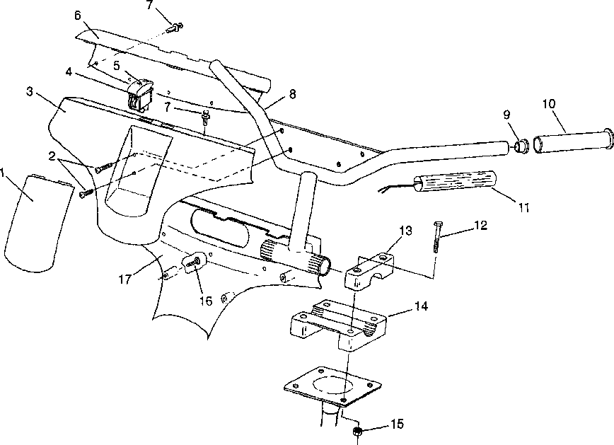 Steering - handlebar - 0982761