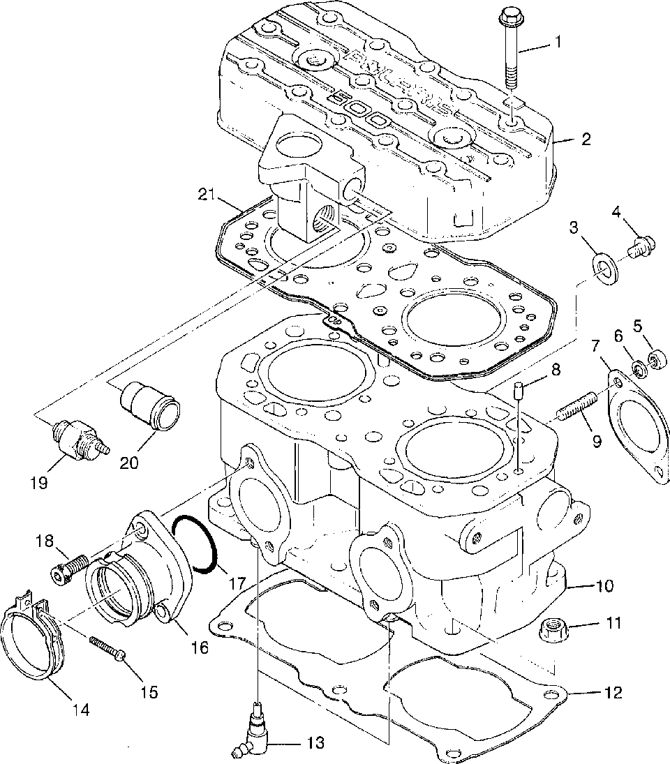 Cylinder 500 rmk 0982964 and european 500 rmk e982964