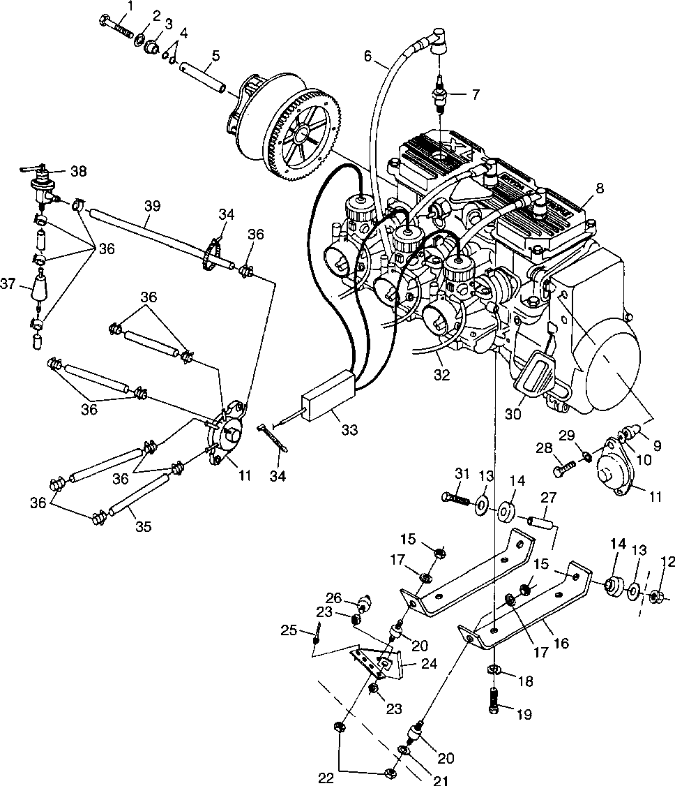 Engine mounting - 0983857