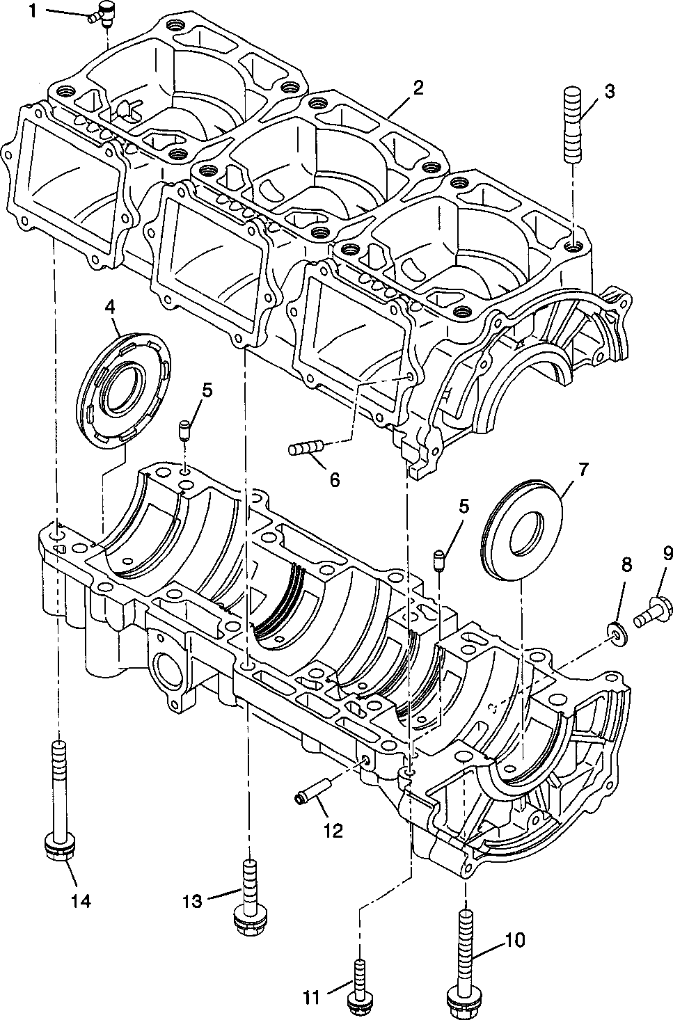 Crankcase - e985378