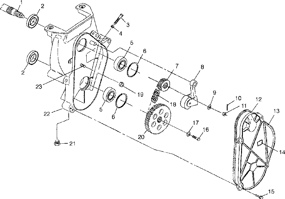 Chaincase 600 xcr 0985677