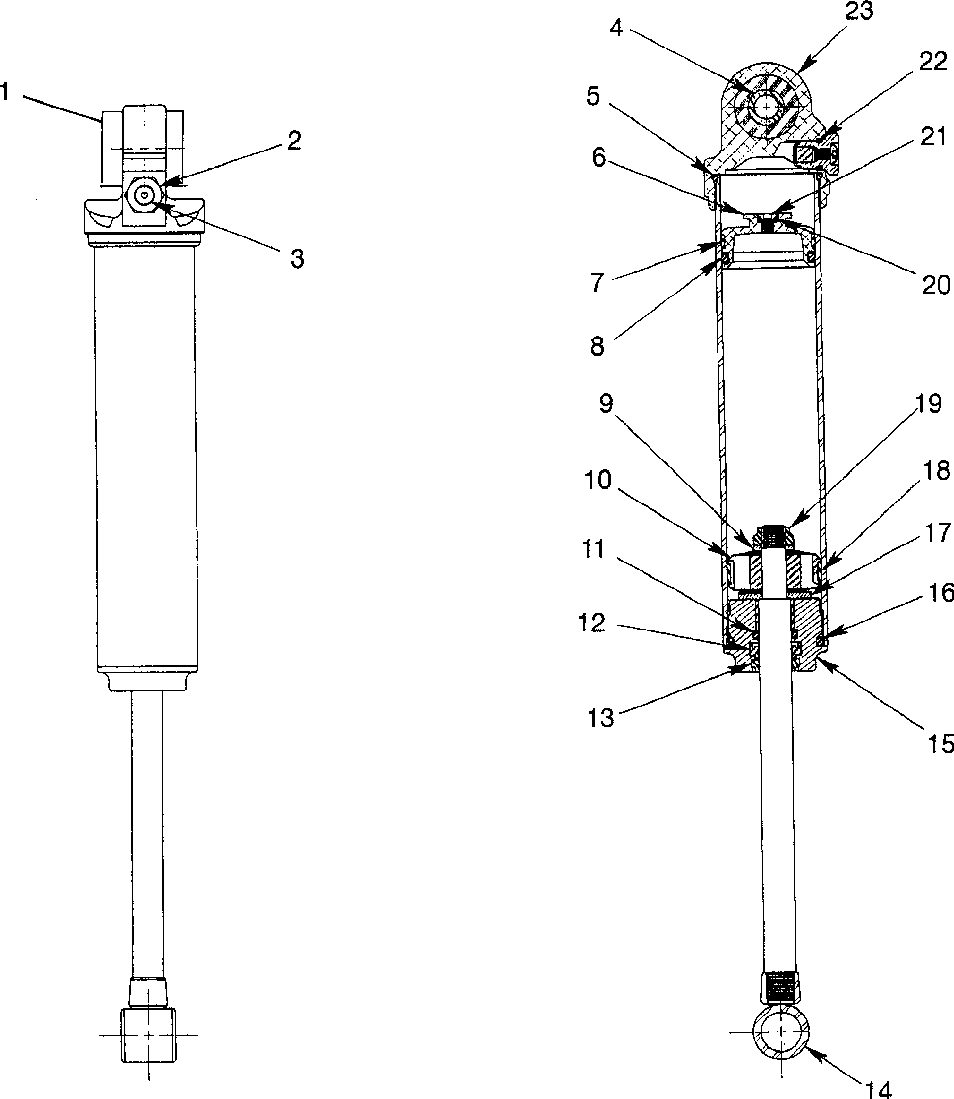 Fox shock - gas rear - e985678