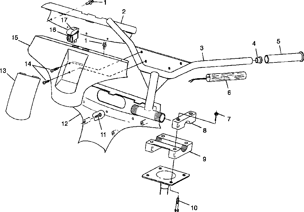 Steering - handlebar - 0985776