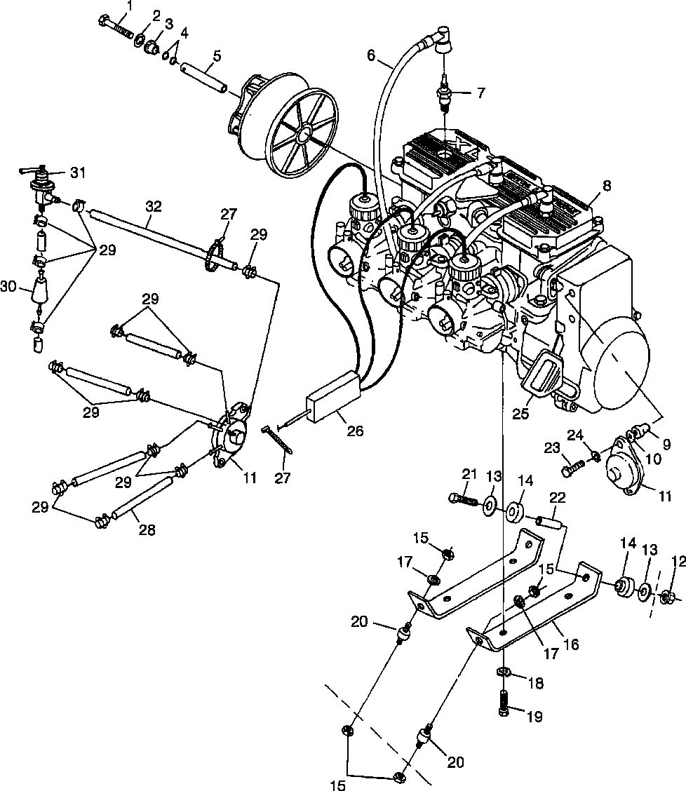 Engine mounting - 0985776