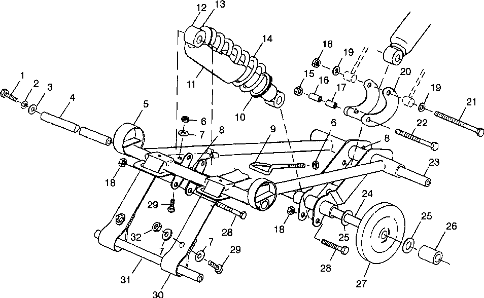 Front torque arm - 0985782