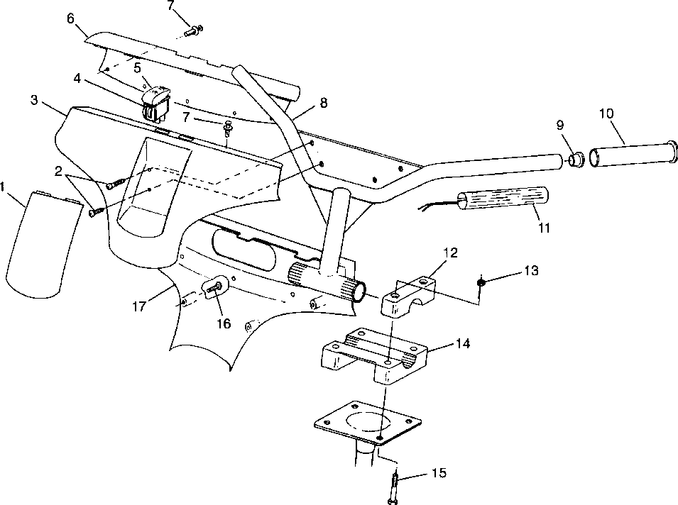 Steering - handlebar - 0985782