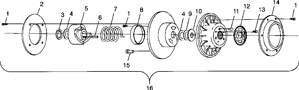 Driven clutch - 0985782