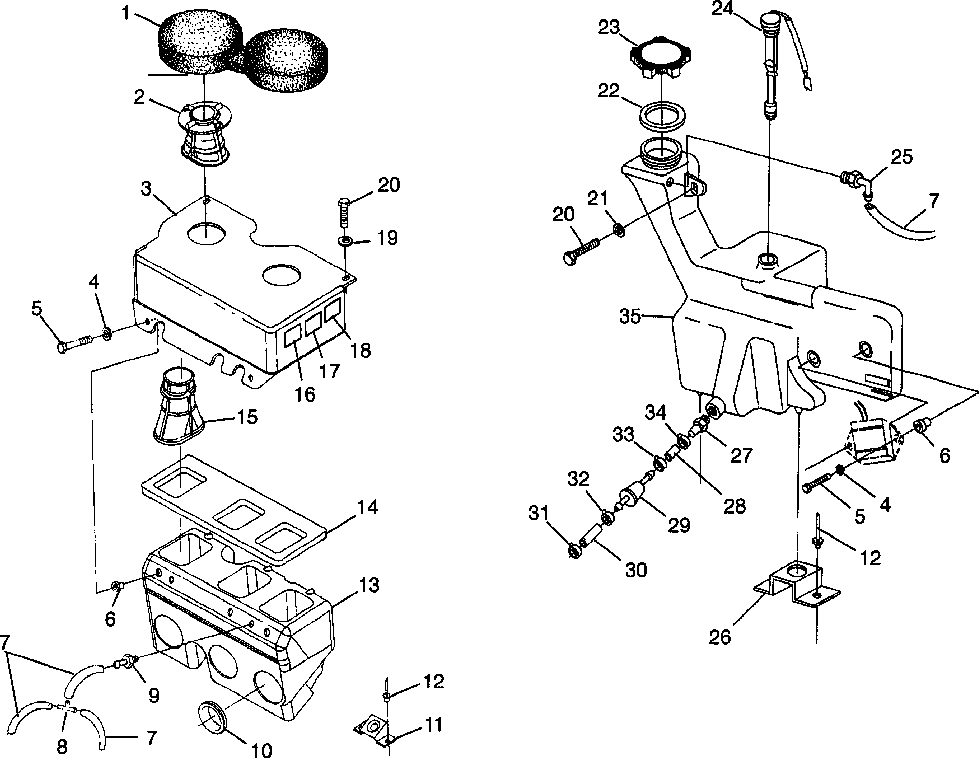 Oil tank _ air box ultra 0986778