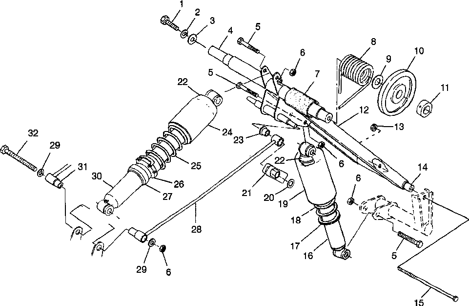 Rear torque arm - 0986778