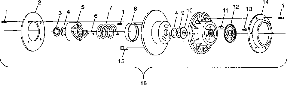 Driven clutch - 099ab8as