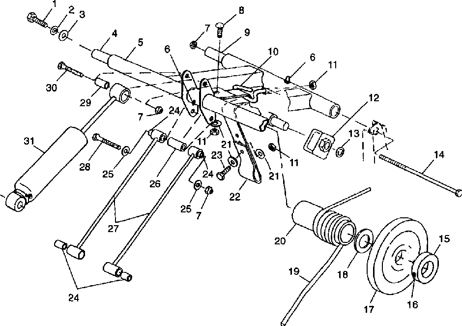 Rear torque arm - 099eb4bsa