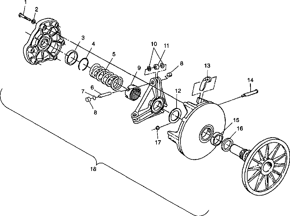 Drive clutch - 099eb4bs(a)