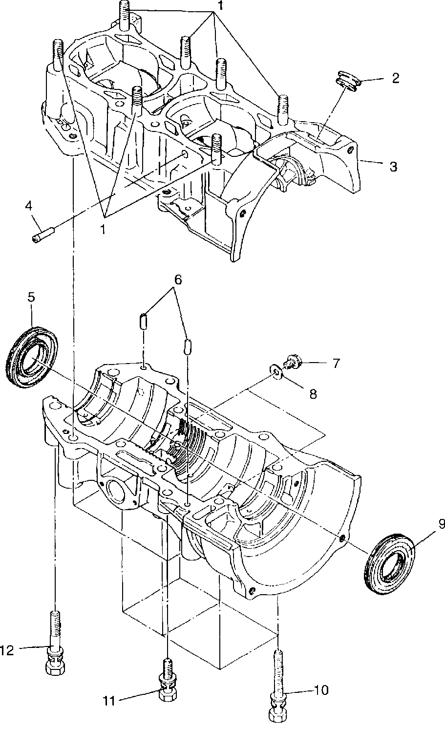 Crankcase - 099ed4bs