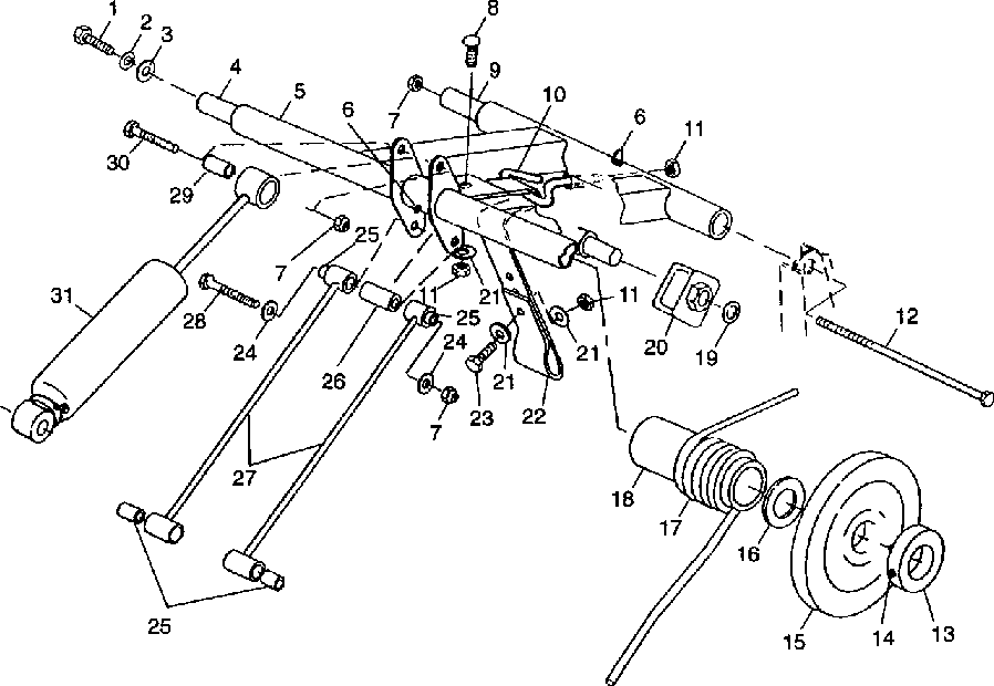 Rear torque arm - 099er4bs