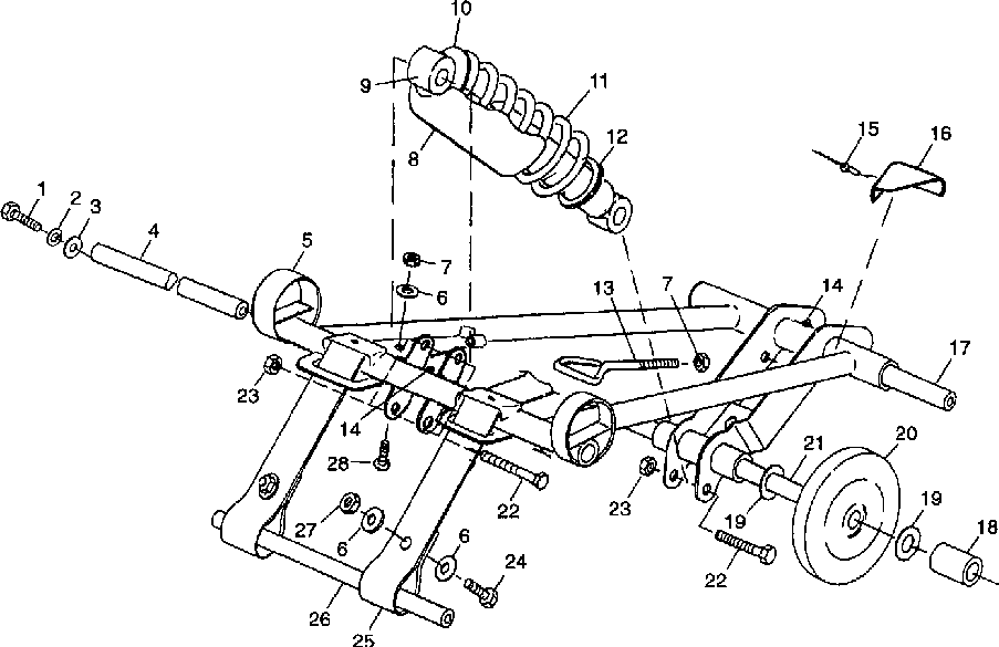 Front torque arm - 099er4bs