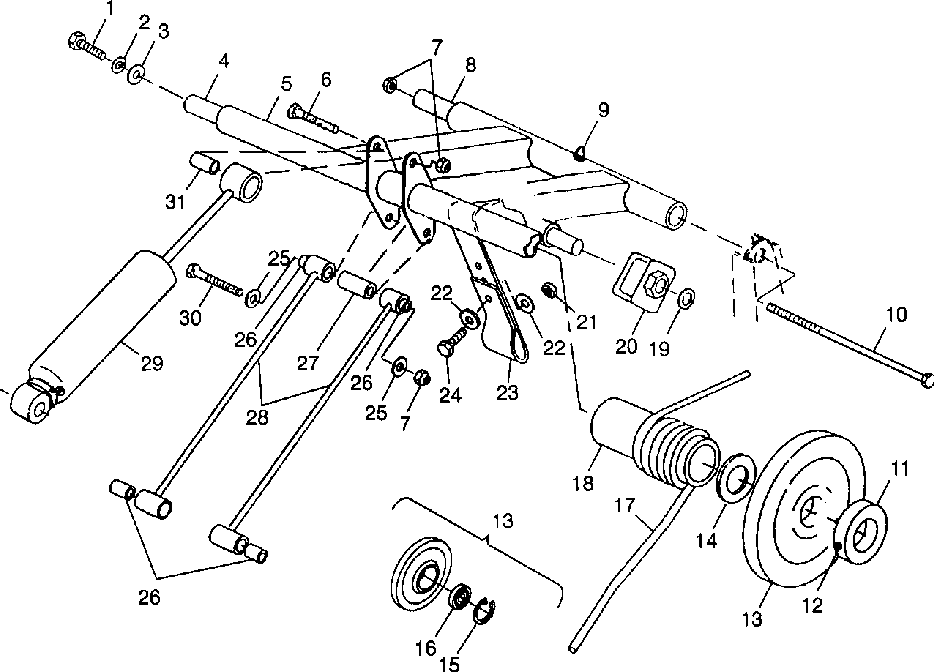 Rear torque arm - 099et4esa