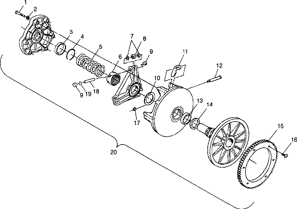 Drive clutch - 099et4esa