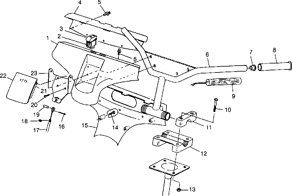 Steering - handlebar - 099et4esa