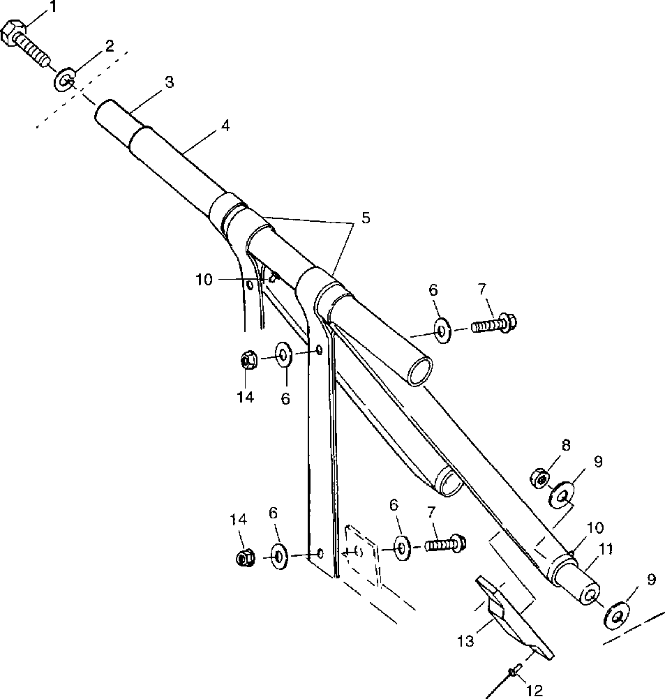 Front torque arm - 099et6as(a)