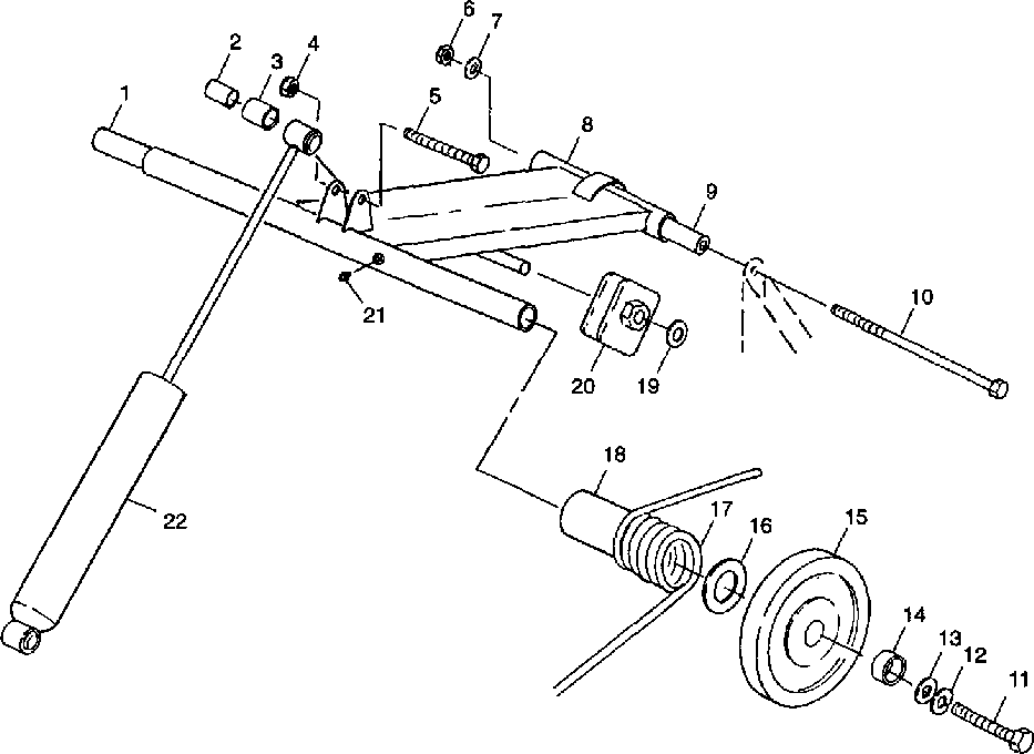 Rear torque arm - 099ld3as