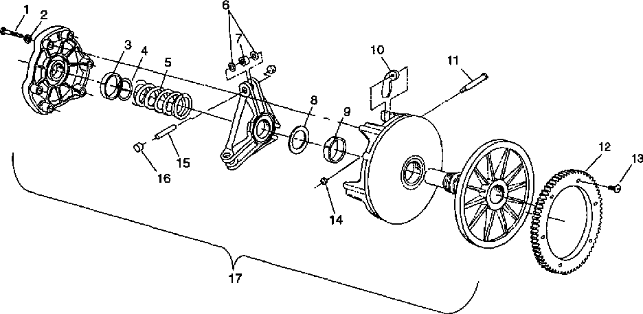 Drive clutch - 099ld3as