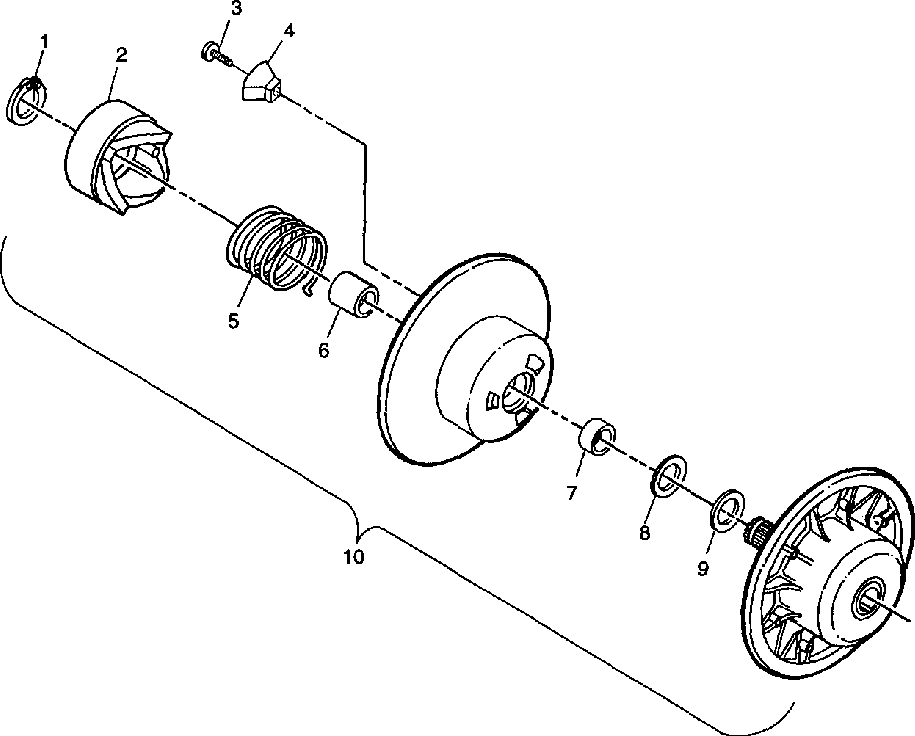 Driven clutch - 099ld3as