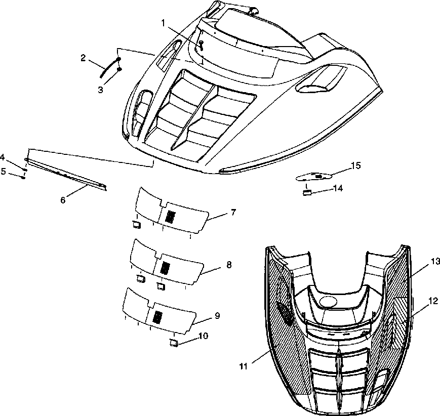 Hood assembly - 099lt3as