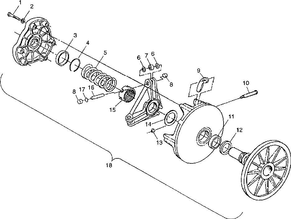 Drive clutch - 099sb6ds