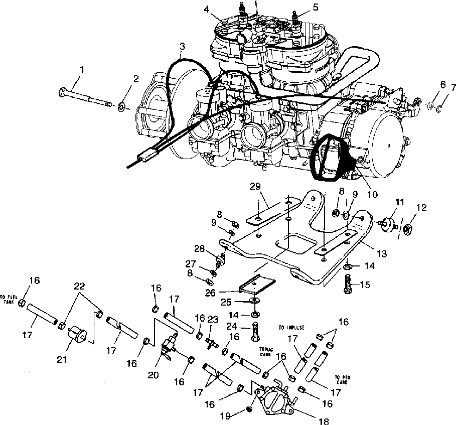 Engine mounting - 099sb7as