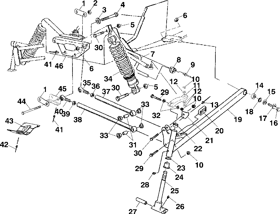 Front suspension - 099sp6ds