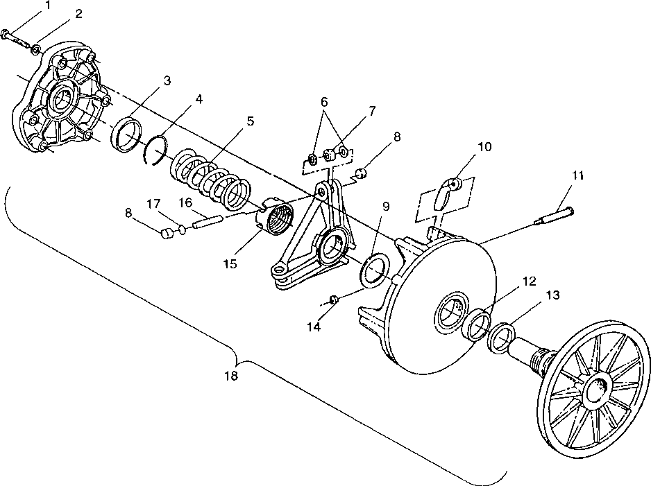 Drive clutch - e99ss5bu