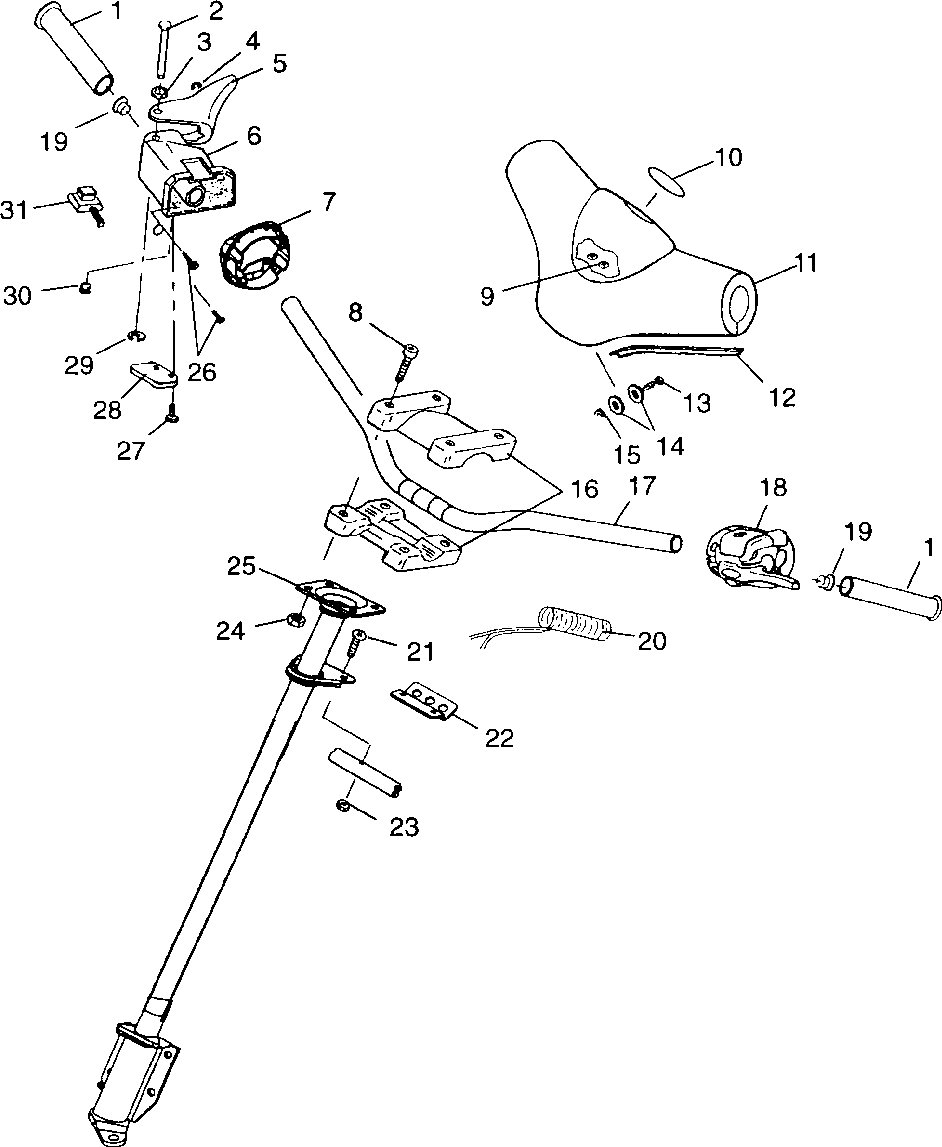 Steering - handlebar - e99ss5bu