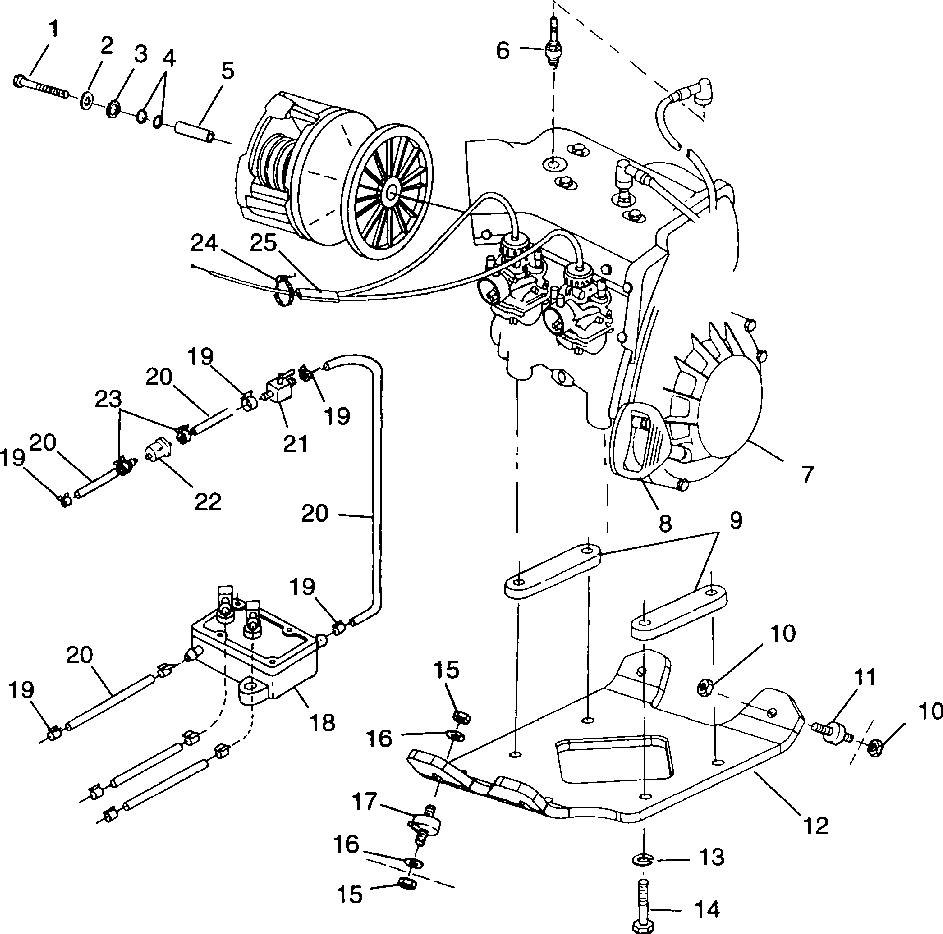 Engine mounting - e99ss5bu