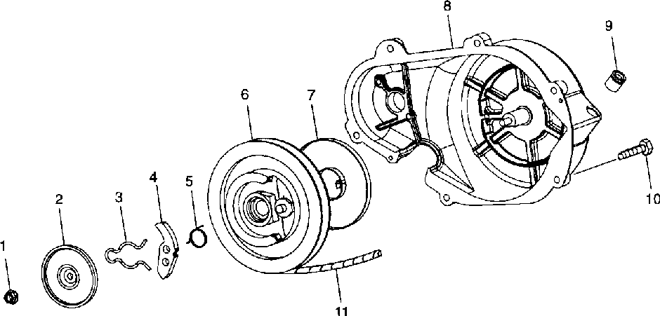 Recoil starter - 099sr7asa