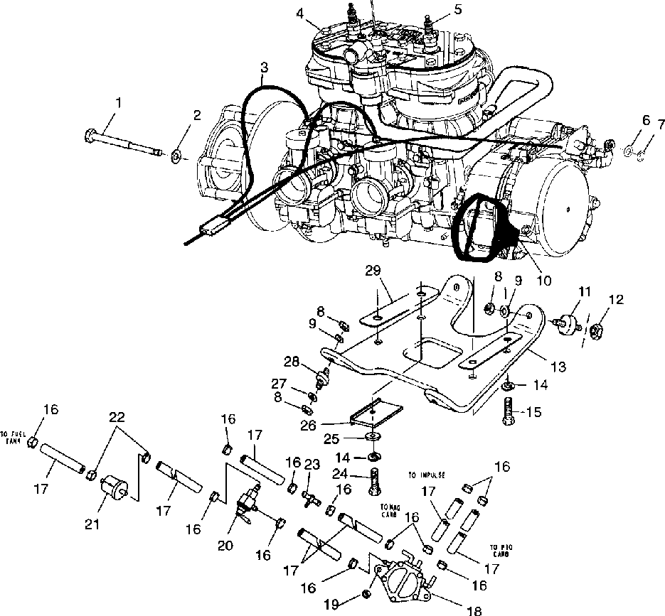 Engine mounting - 099sr7asa