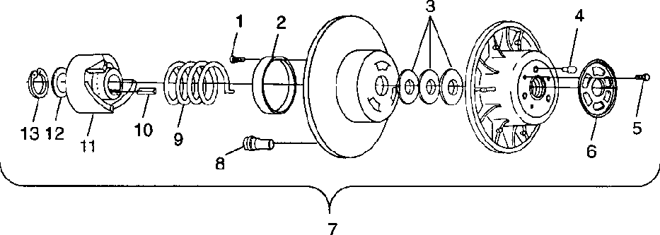 Driven clutch - 099sr7asa