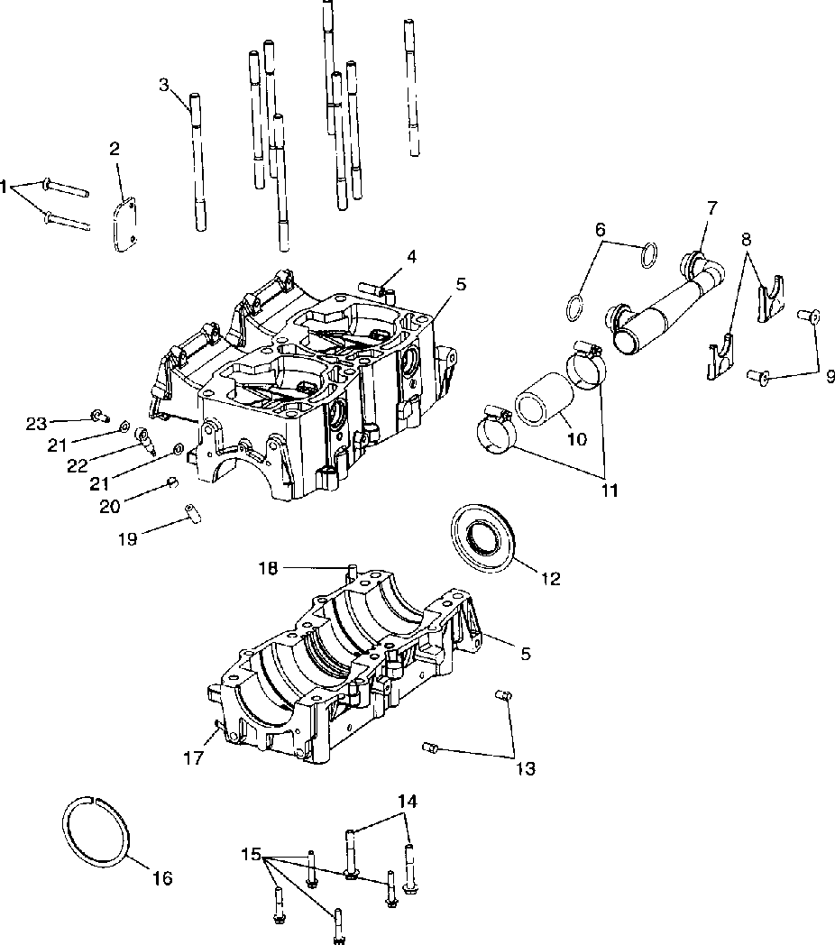 Crankcase - 099sr7asa