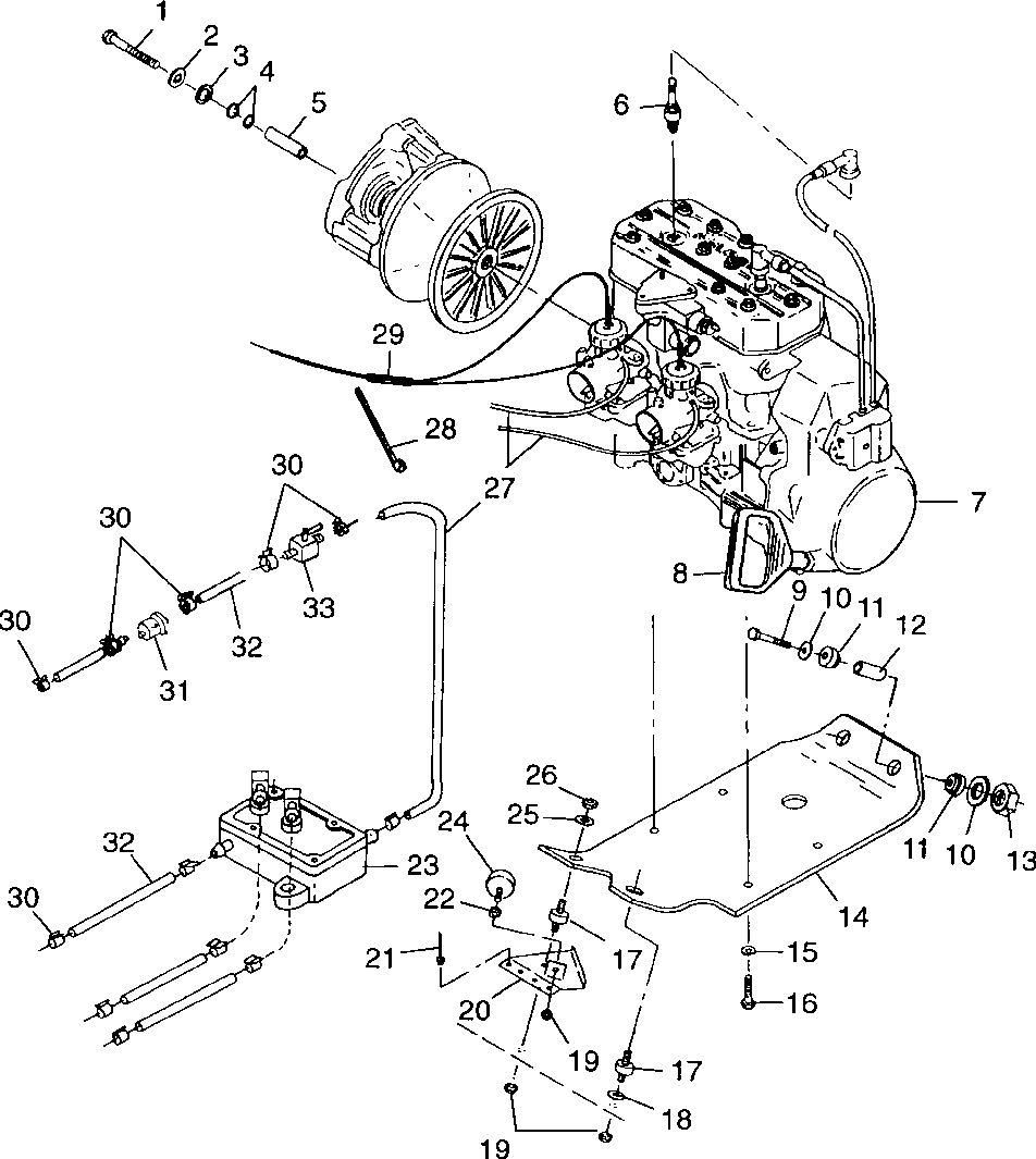 Engine mounting - 099su4bs