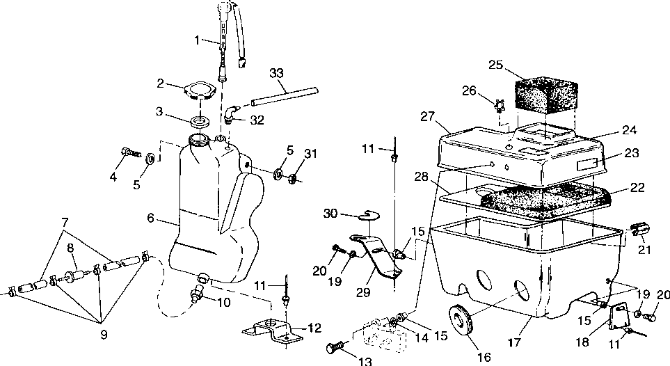 Oil tank _ air box - 099su4ds