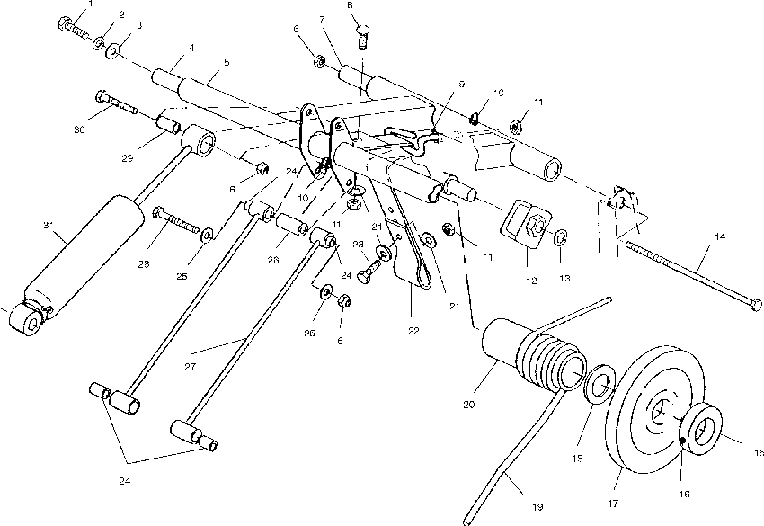 Rear torque arm - 099sx4fs