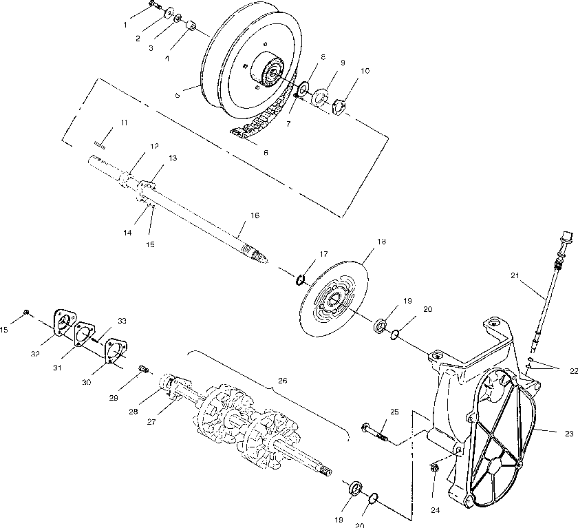 Drive train - 099sx4fs